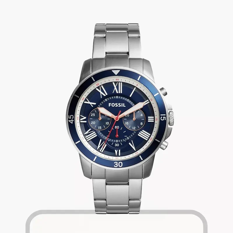 Fossil Grant Sport Chronograph Blue Dial Men's Watch | FS5238